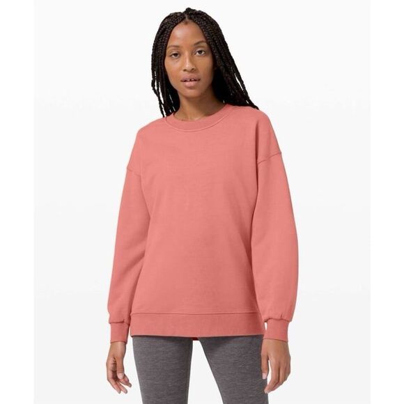Lululemon Perfectly Oversized Crewneck in Brier Rose Size 10 - Picture 1 of 7
